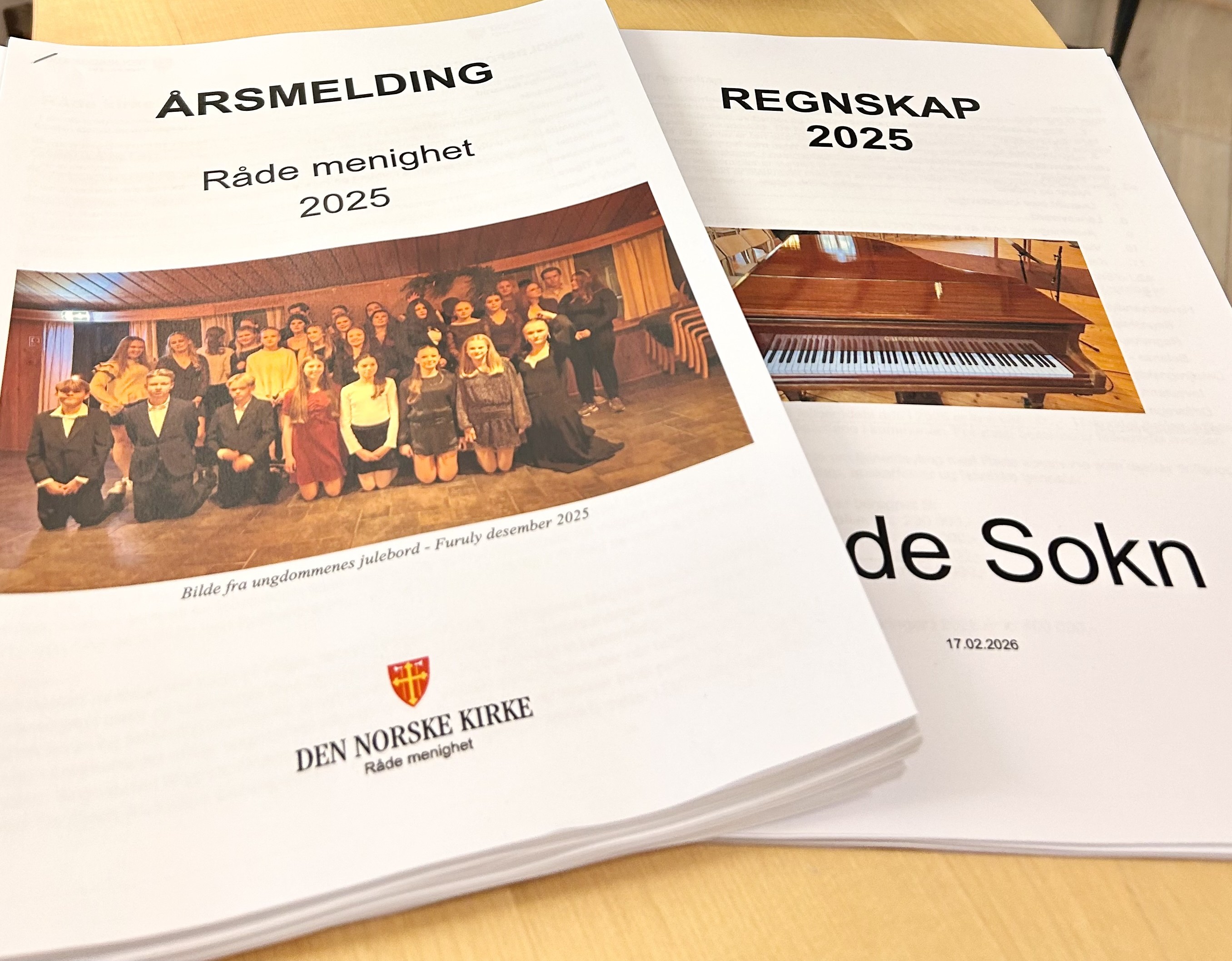 Utskrift av årsmelding og regnskap for 2025